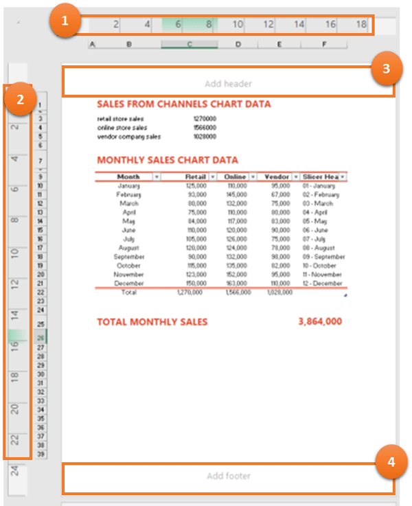 Excel Page Layout View - Excel 2016 Tutorial
