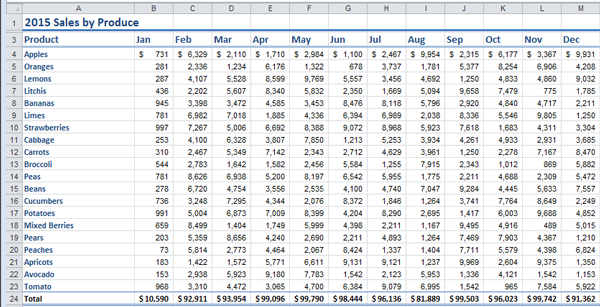 Pivot Table Fields  Image 1 Excel Tutorial