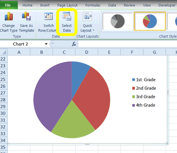Edit Data Ranges for a Chart - Excel Tutorial