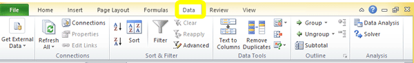 How are Tabs Organized? Using the Ribbon - Excel Tutorial