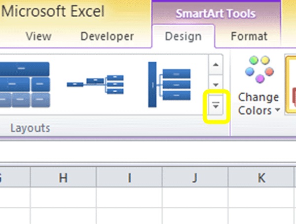 Working with SmartArt Excel Tutorial Image 4