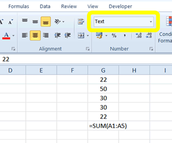 Free Excel Tutorial - Formulas and Functions -
        Formatting Numbers Basics Tutorial - General Formatting image 2