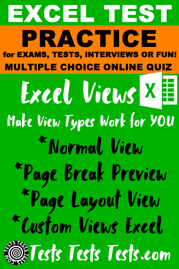 Excel Views Test
                    Make View Types Work for You
